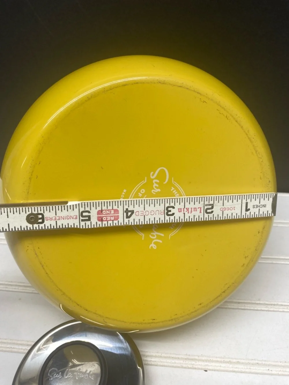 Sur La Table Yellow Round Stovetop Kettle